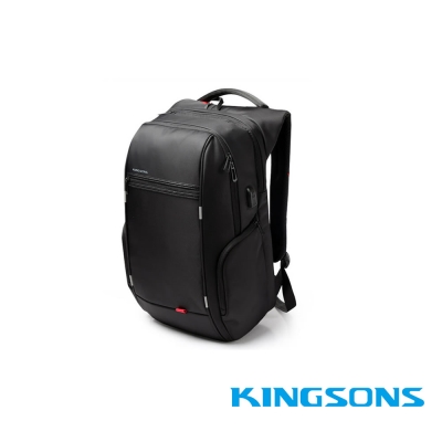 Kingsons-ks3140w 15.6吋 USB行動充電 電腦後背包 A款
