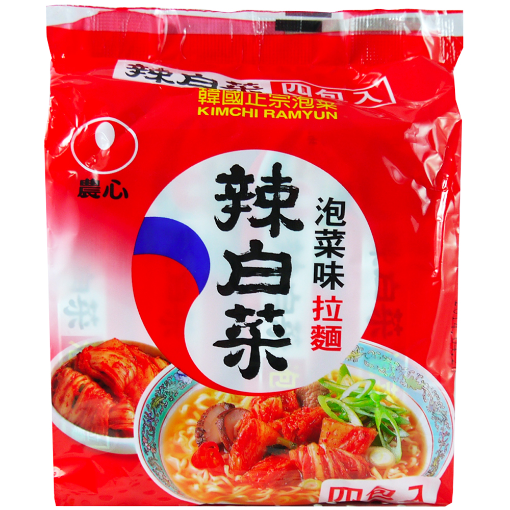 農心 韓國泡菜拉麵(4入/袋)