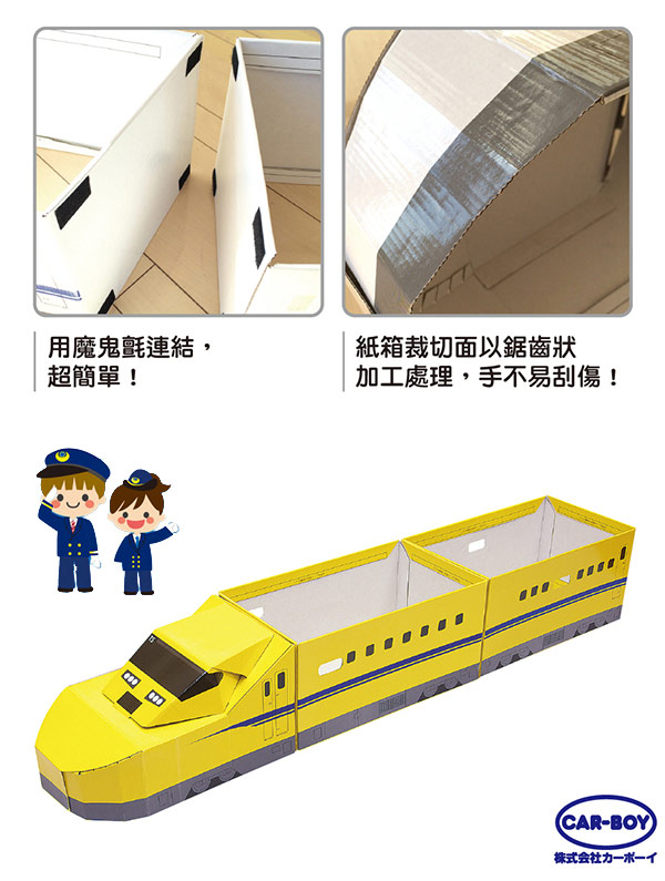 日本CAR-BOY 自由彩繪新幹線黃醫生T5