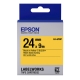 EPSON C53S656404 LK-6YBP粉彩系列黃底黑字標籤帶(寬度24mm) product thumbnail 1