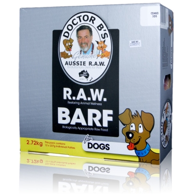 澳洲原裝進口Dr.BsBARF狗用 牛肉蔬菜口味 (12入/盒) 【冷凍商品】