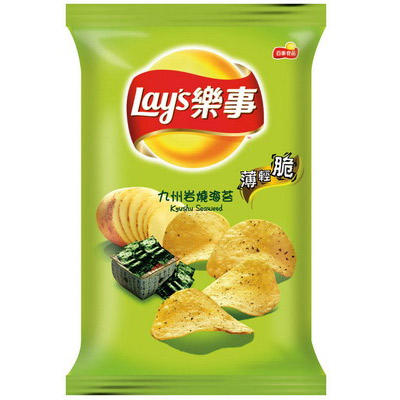 《Lay’s樂事》九州岩燒海苔口味洋芋片(82g /包)
