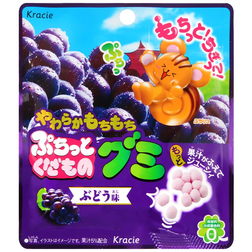 Kracie 動物造型軟糖-葡萄風味(25g)