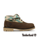 Timberland 男款棕色編織翻領中筒靴 product thumbnail 1