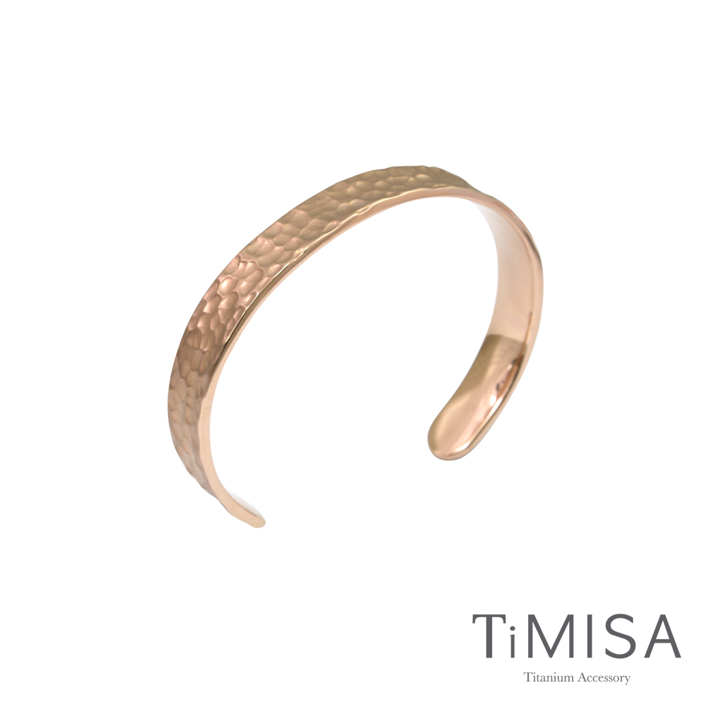 TiMISA《璉漪魔力 玫瑰金》純鈦手環