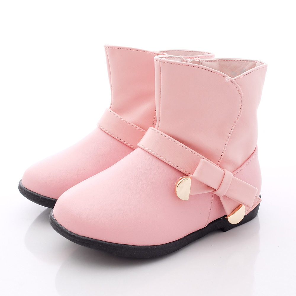 PV日系私藏 皮質短靴款 6511 粉色( 小童段)T1