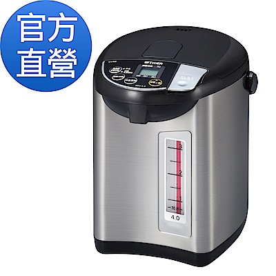 (日本製)TIGER虎牌4.0L超大按鈕電熱水瓶(PDU-A40R-K)_e