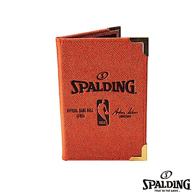 SPALDING 斯伯丁 籃球皮 插入式記事本(小) PORTFOLIO 筆記本