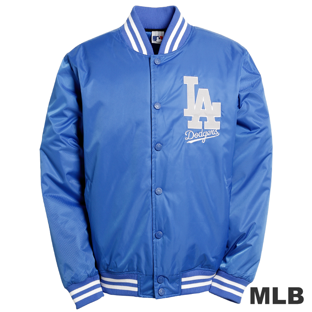MLB-洛杉磯道奇隊鋪棉棒球外套-藍(男)