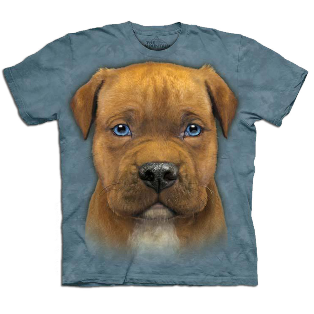 摩達客-美國The Mountain 小比特犬 兒童版純棉環保短袖T恤