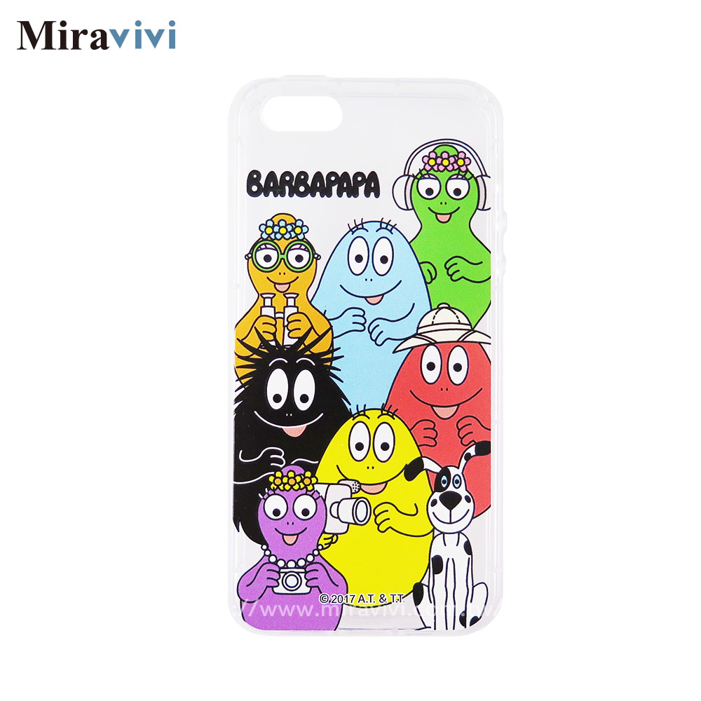 BARBAPAPA泡泡先生iPhone 5S/5SE空壓保護套_泡泡家族