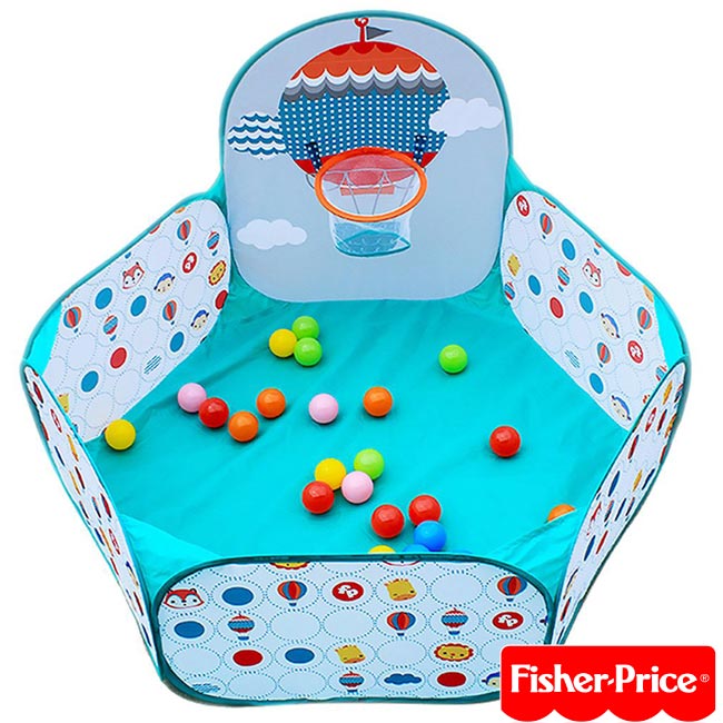 費雪Fisher-Price 球池圍欄(內附25顆海洋球)+海洋球5.5cm(200顆)