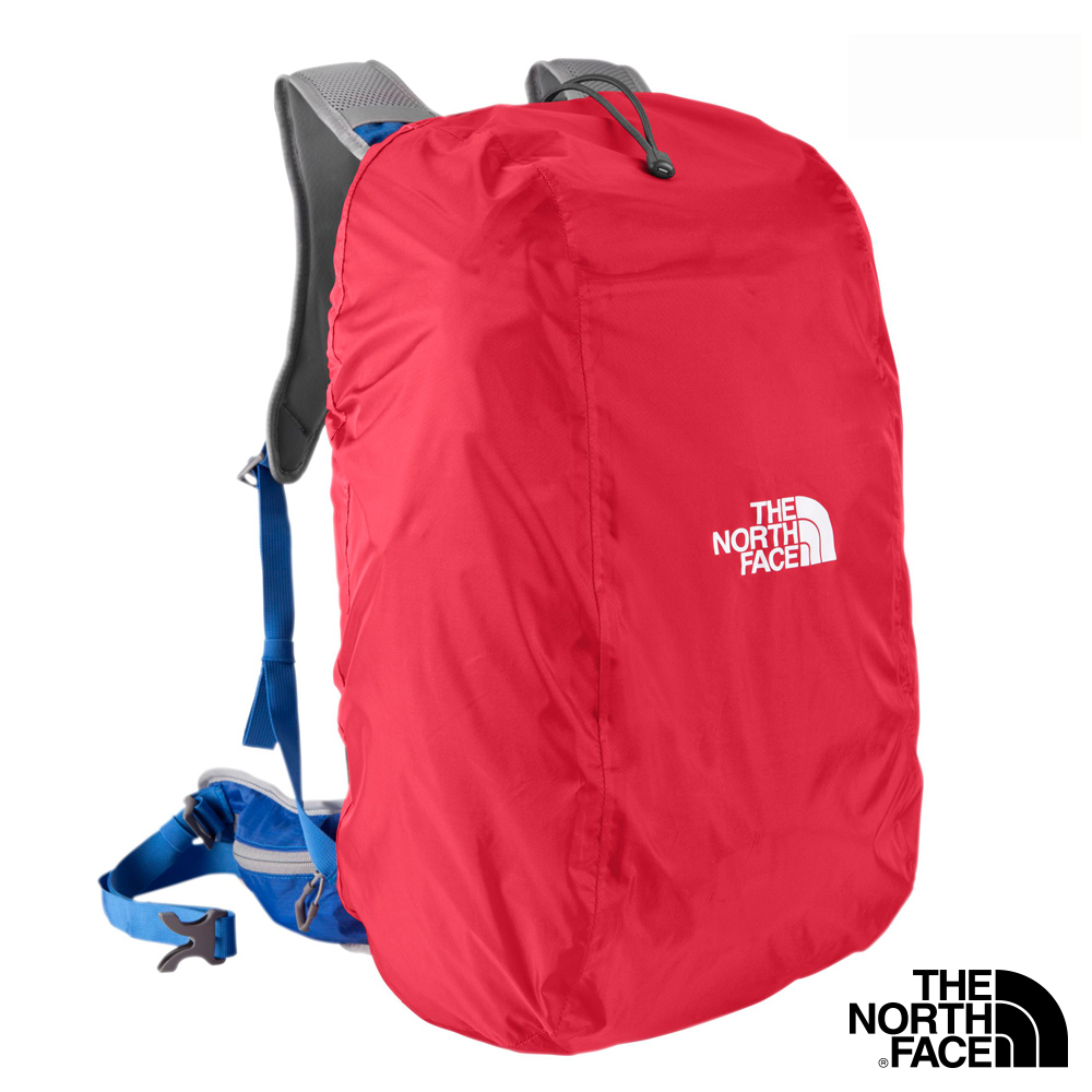 THE NORTH FACE 背包專用防水雨罩 紅