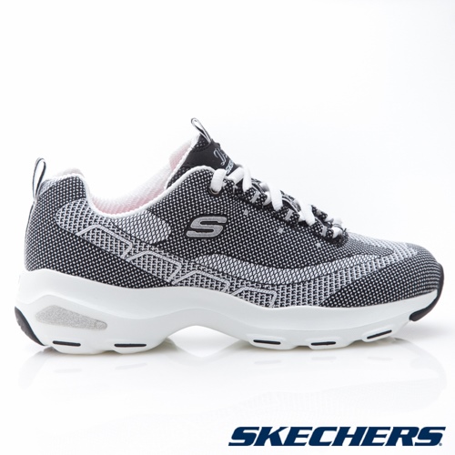 SKECHERS (女) 運動系列 D LITE ULTRA - 12283BKW