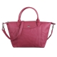 LONGCHAMP Pliage Cuir小羊皮系列手提肩背包(小/暗粉紅) product thumbnail 1