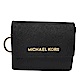 MICHAEL KORS JET SET防刮牛皮扣式零錢夾(紫紅) product thumbnail 1