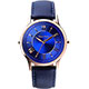 RELAX TIME RT58 經典學院風格腕錶-藍x玫瑰金框/42mm product thumbnail 1