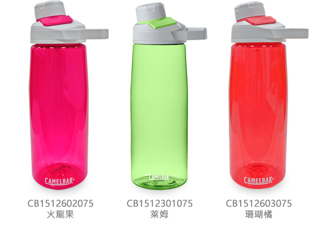 《CAMELBAK》戶外運動水瓶 藍綠 750ml (CB1512401075)