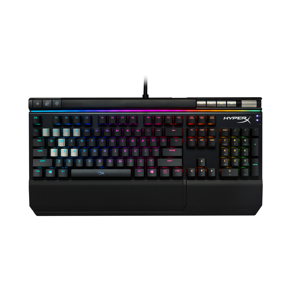 Kingston 金士頓 HyperX Elite RGB 青軸 機械式鍵盤《英文版》