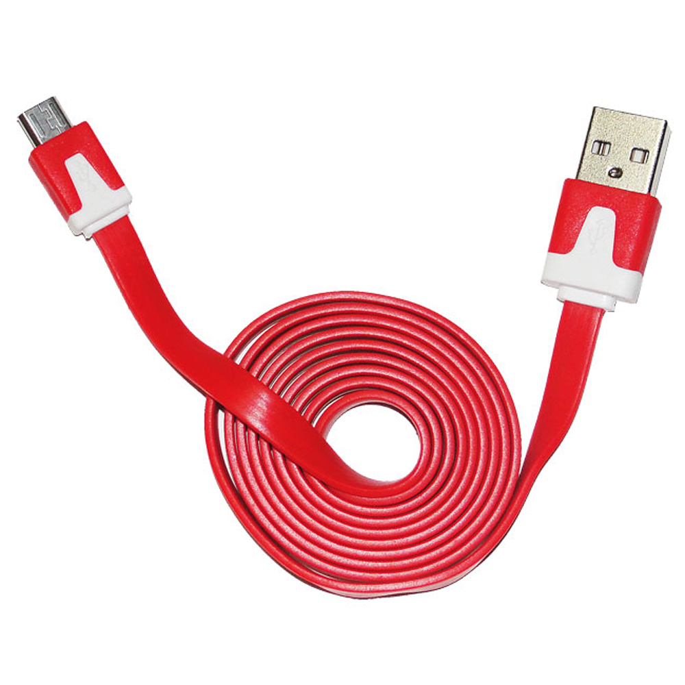扁線式   Micro USB   傳輸線(顏色隨機出)