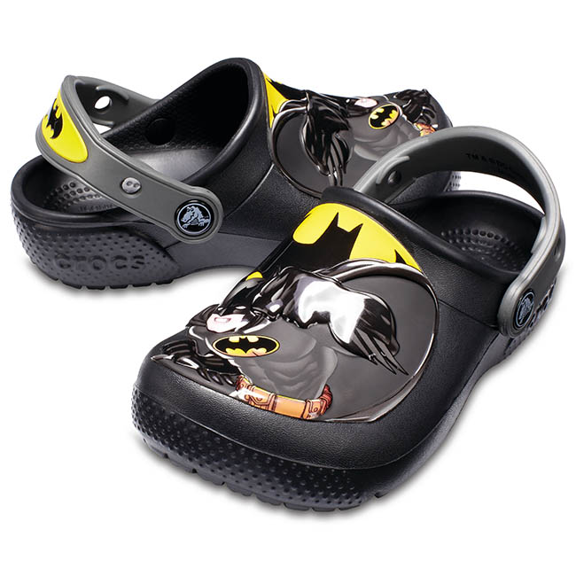 Crocs 卡駱馳 (童鞋) 蝙蝠俠小克駱格 205020-001