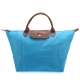 Longchamp 折疊中型短把水餃包-蔚藍色 product thumbnail 1