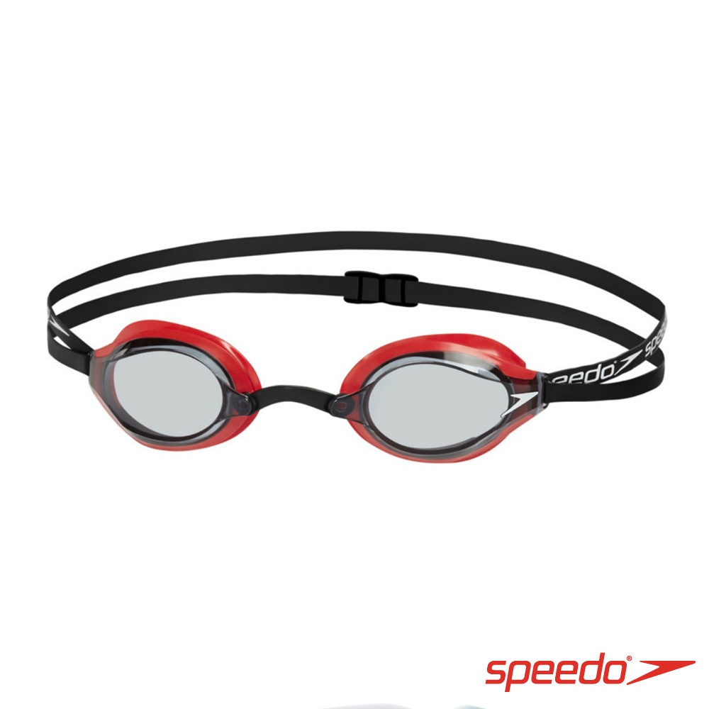 SPEEDO 成人 競技泳鏡 SPEEDSOCKET 紅