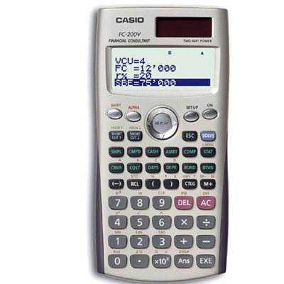 CASIO 卡西歐財務型計算機(FC-200V)