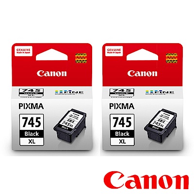 Canon PG-745XL 原廠高容量黑色墨水二入組合