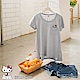 野餐KITTY~口袋造型高含棉短袖上衣-OB大尺碼 product thumbnail 1