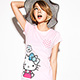 Hang Ten - 女裝 - 三麗鷗 -  Kitty口袋點點T恤(粉紅) product thumbnail 1