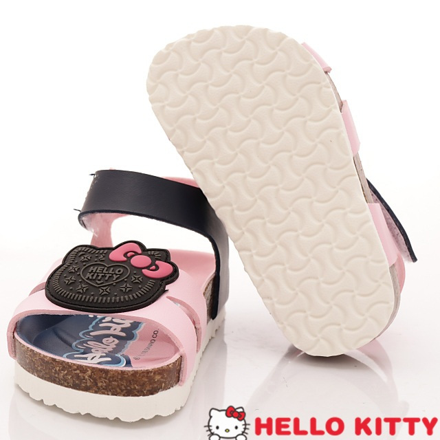 HelloKitty童鞋 餅乾造型軟木涼鞋款 EI18138粉(小童段)