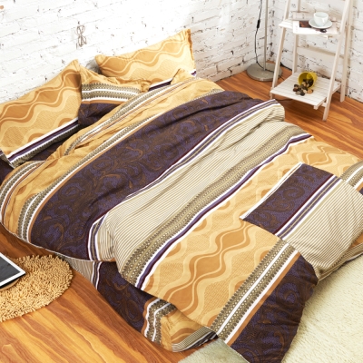 Aileen 柏拉圖 專利魔術 加大五件式舖棉兩用被床包組