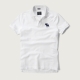 AF a&f Abercrombie & Fitch 短袖 POLO 白色 181 product thumbnail 1