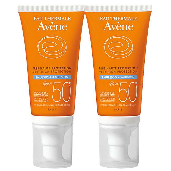 Avene雅漾 全效極護控油防曬乳SPF50+ 50ml(二入特惠)