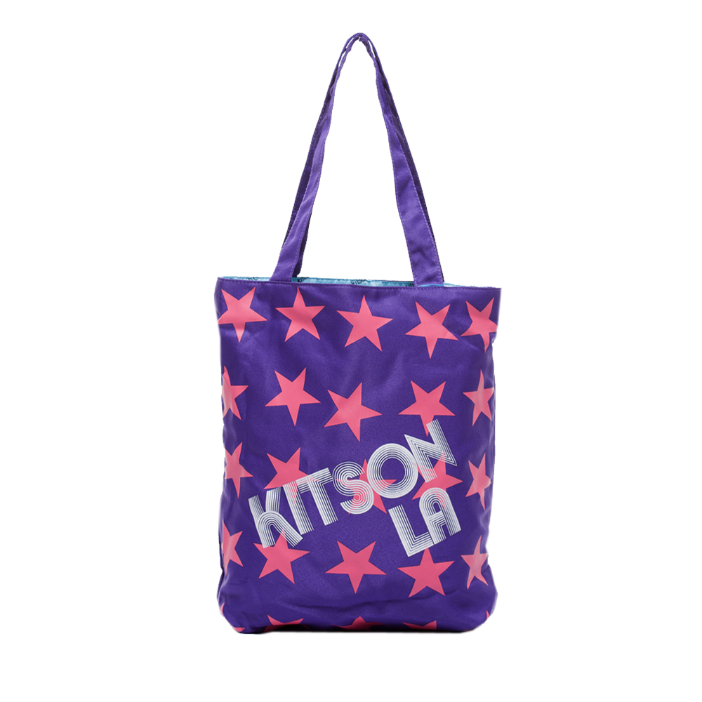 kitson 星星LOGO購物袋 PURPLE