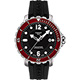 TISSOT 天梭 官方授權 Seastar 1000 海洋之星陶瓷錶圈潛水機械腕錶-黑x紅圈/42mm product thumbnail 1