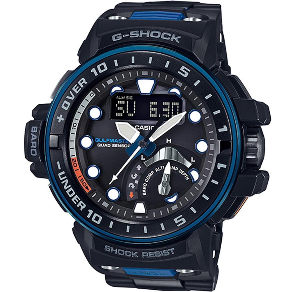 G-SHOCK 強悍進階版航海概念電波錶(GWN-Q1000MC-1A2)48mm