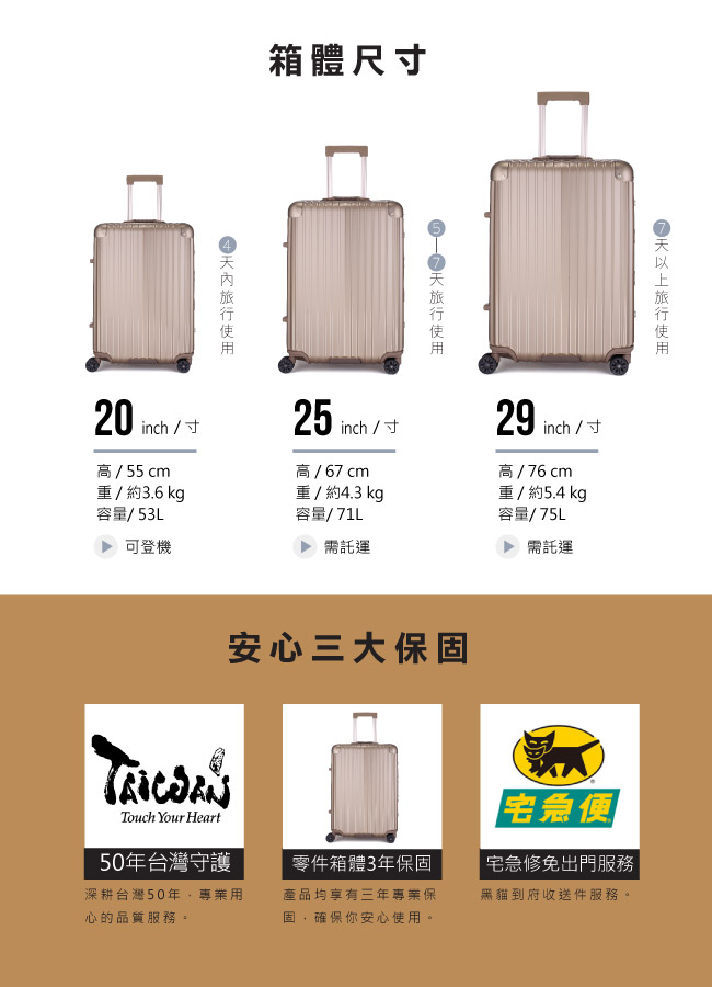ABS愛貝斯 M3系列 20吋鋁框海關鎖行李箱(櫻花粉)99-051C