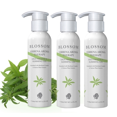 BLOSSOM 檸檬馬鞭草植萃曲線緊緻美腿凝霜(120ML/瓶x3瓶)