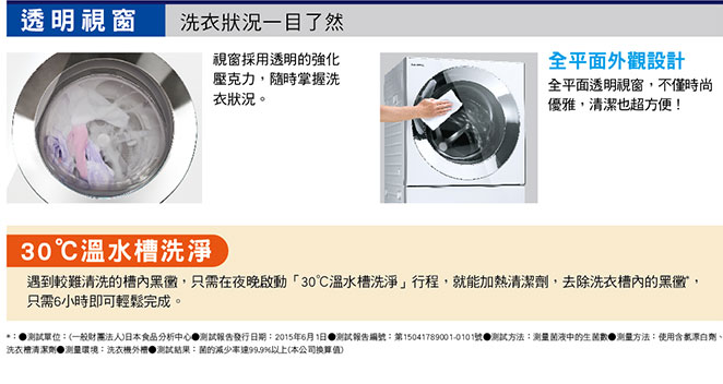 Panasonic國際牌 10.5KG 變頻滾筒洗脫烘洗衣機 NA-D106X1WTW 台松