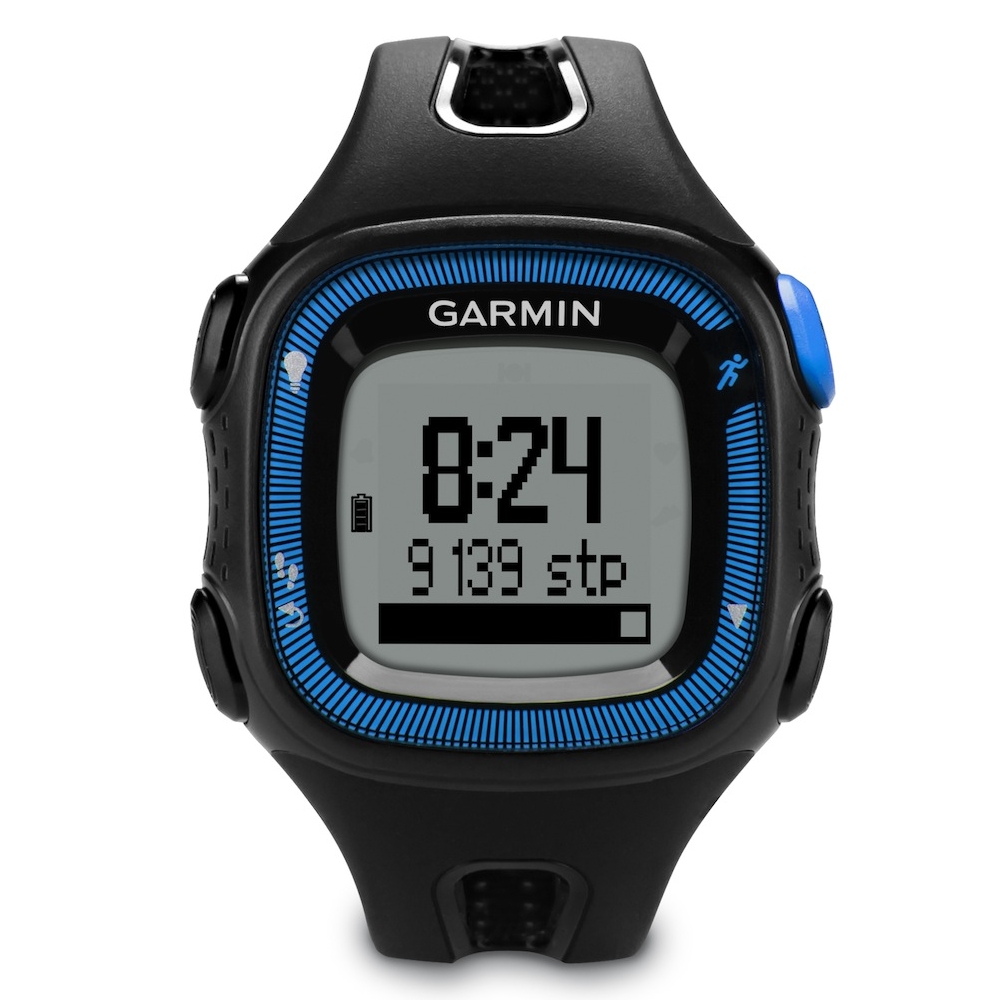 GARMIN Forerunner 15 GPS馬拉松錶 慢跑錶-黑藍/45X57mm