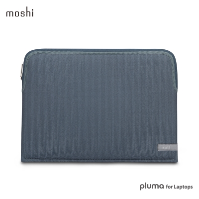 Moshi Pluma for Laptops 輕薄防震通用性筆電內袋-牛仔藍