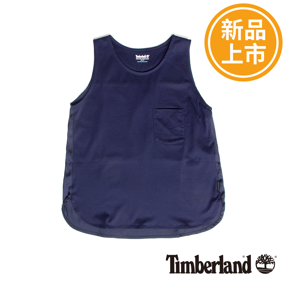 Timberland Itochu女款藍色休閒布料背心