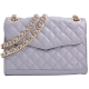 REBECCA MINKOFF Quilted 菱格雙鏈包-灰(小) product thumbnail 1