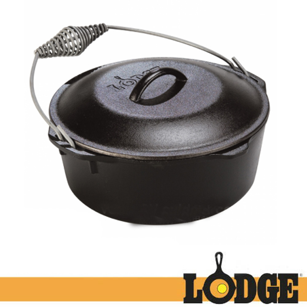 【Lodge】LOGIC DUTCH 5QT 10.25吋 防燙提把鑄鐵/免開鍋