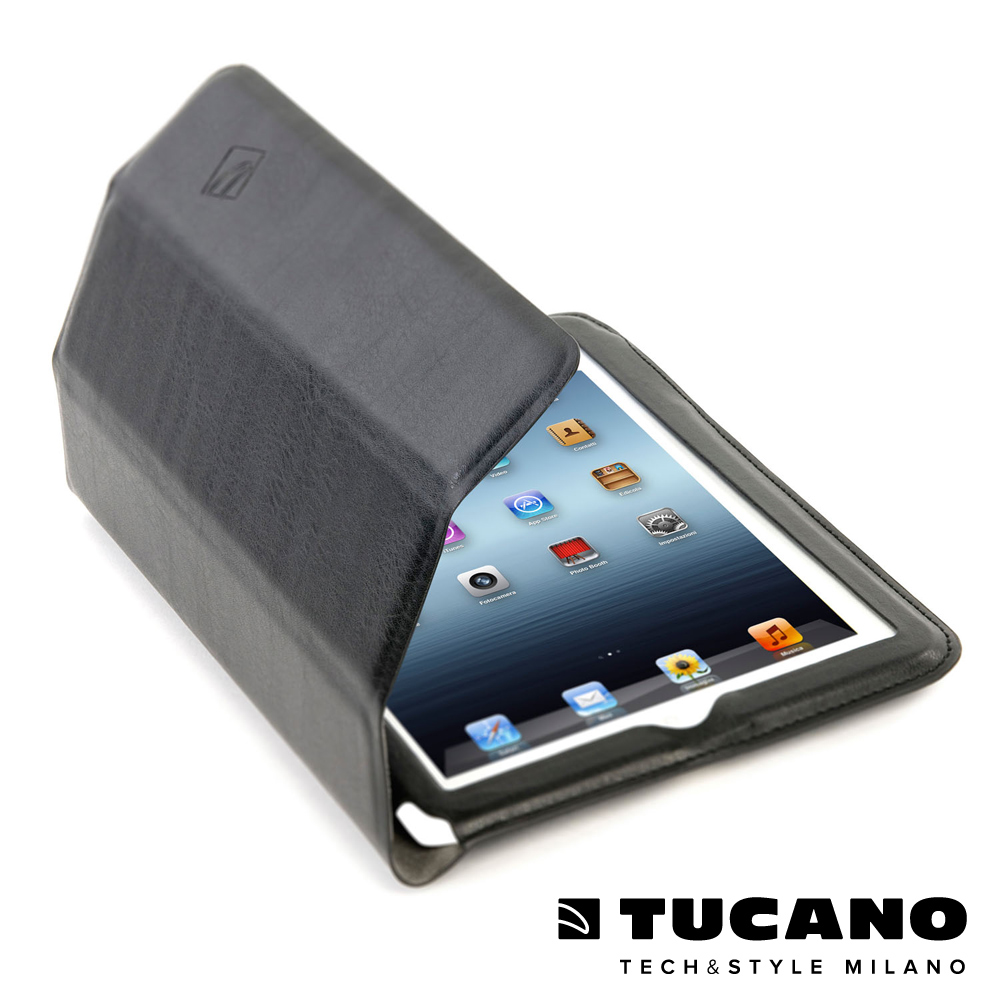 TUCANO iPad mini Retina 超輕薄皮革多功能保護套