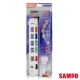 SAMPO 6切5座2孔6呎(1.8M)多功能USB延長線(EL-U65T6U2) product thumbnail 1