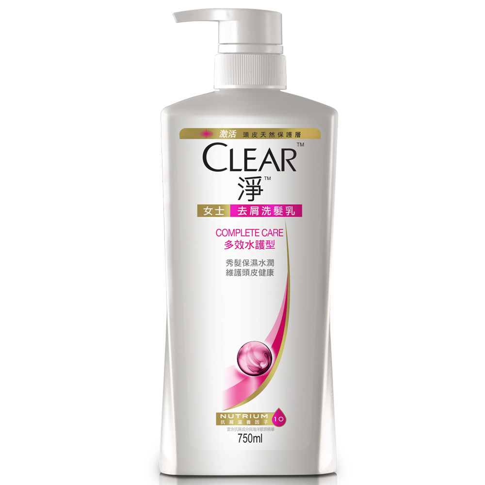 CLEAR淨 多效水護洗髮乳750ml