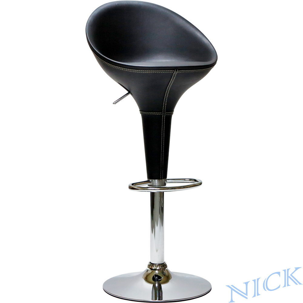 【NICK】中型馬鞍皮造型座椅吧檯椅(二色)
